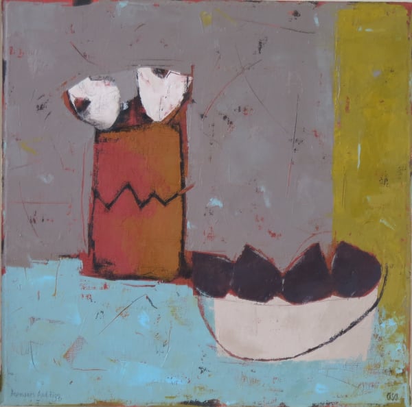 Ann Armitage, Anemones and Figs, 2021