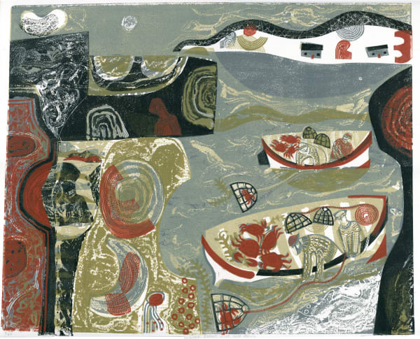 Melvyn Evans, Crab Fishers and Rock Forms , 2022