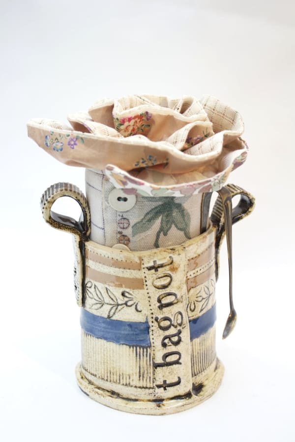 Karen Shapley, T Bag Pots & Sugar Tongs, 2015