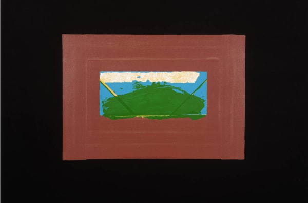 Howard Hodgkin CH CBE 1932 – 2017Indian View G, 1971 signed and dated in pencil silkscreen print image size: 57 x 77 cm frame size: 63 x 82 cm Edition 5 of 75