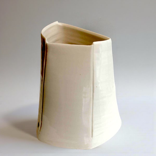 Carina Ciscato, Small White Vase, 2018