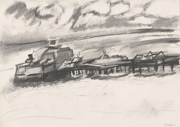 Dennis Creffield, Brighton Pier from the Studio, 1976
