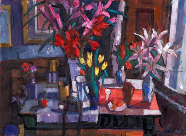 Mixed Flowers at Window, 2022 Archie Forrest