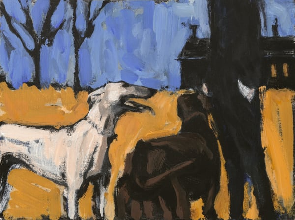 Hounds with human Romy Elliott