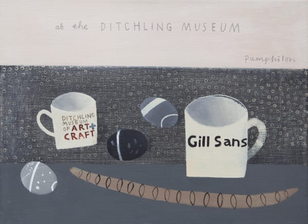 At the Ditchling Museum Elaine Pamphilon