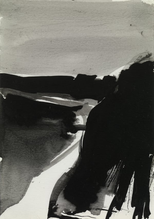Coastline Drawing No.8 (Dark Cliffs), 2017 Martyn Brewster