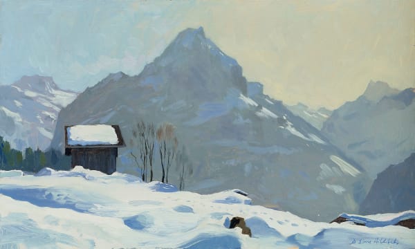 Early Morning Haze Towards the Schrekhorn Daisy Sims Hilditch