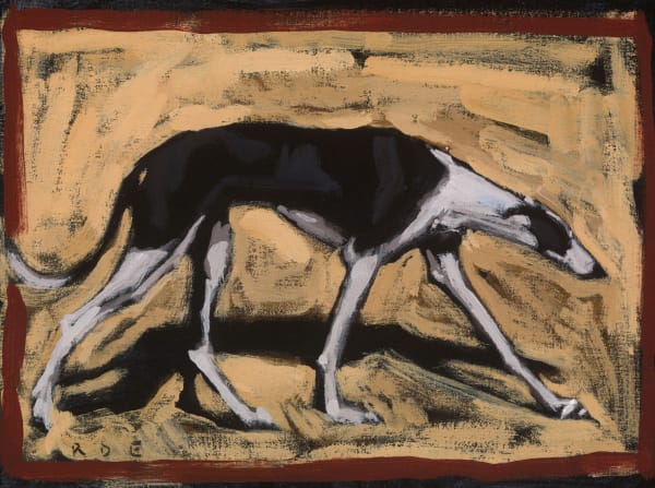 Lurcher slinking, 2023 Romy Elliott