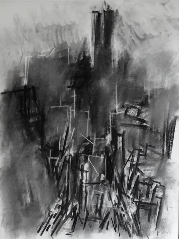 Dennis Creffield, View Towards the World Trade Centre, 1994