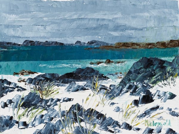 Frances Macdonald, 43. Black Rocks and Sea Grasses, 2025