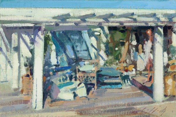 Club 55, Blue and White, 2022 Paul Rafferty