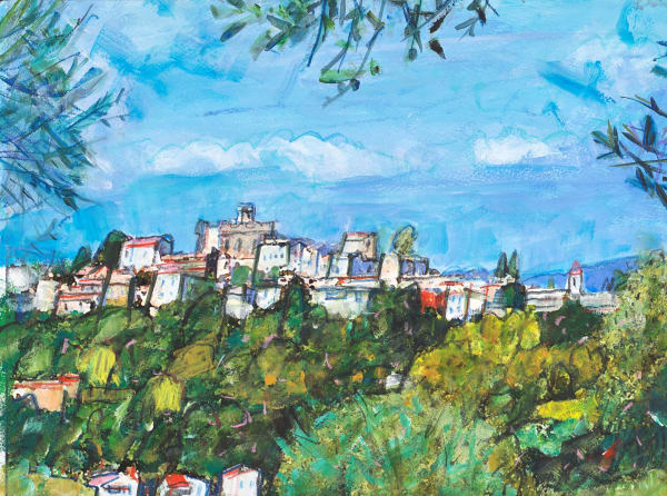 Haut Cagnes from Renoir's Garden, Archie Forrest