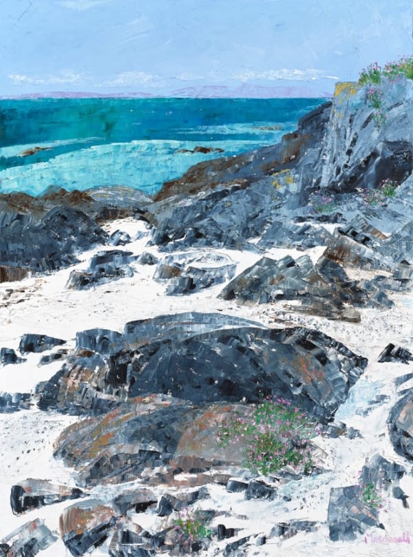 Frances Macdonald, 13. Just hiding… pinks, Ronachan Kintyre, 2025