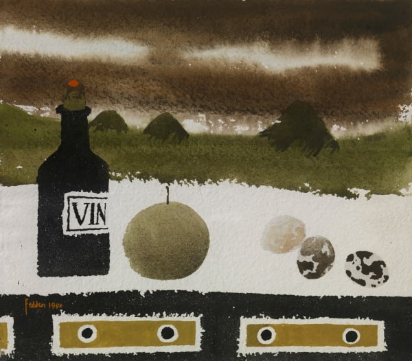 Black Bottle, 1990 Mary Fedden
