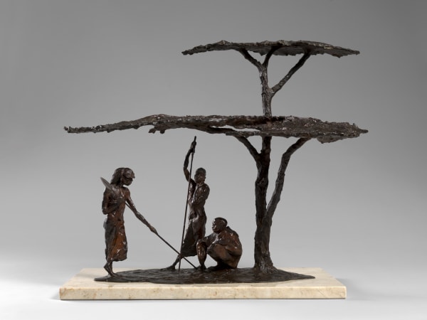 Noon at Maralal - Samburu Beneath an Acacia Tree, 1970/71 Jonathan Kenworthy