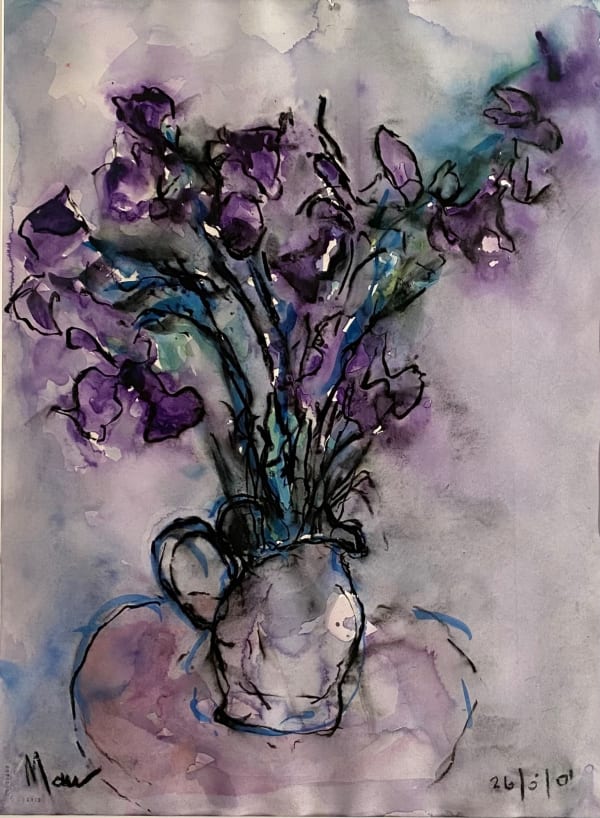 Irises, 2001 Leslie Marr