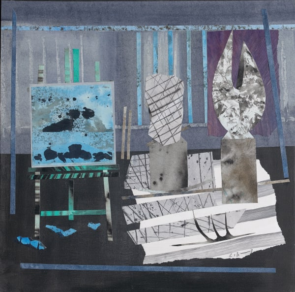 Two Sculptures in the Studio, 2022 Marzia Colonna