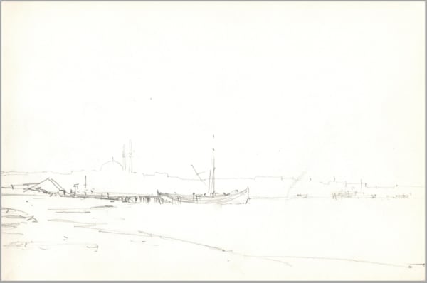 Untitled sketchbook drawing, 3 Edward Seago