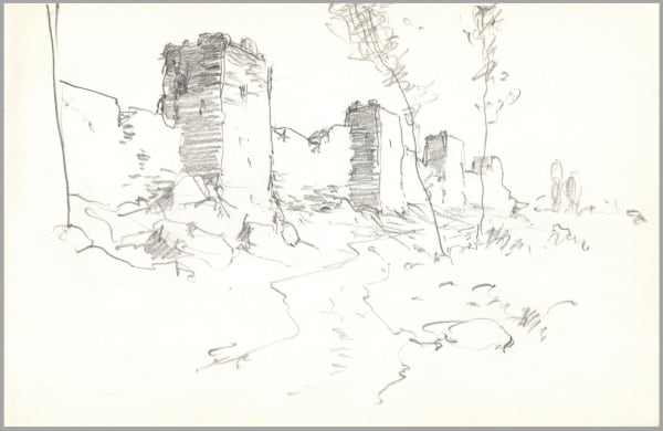 Untitled sketchbook drawing, 4 Edward Seago