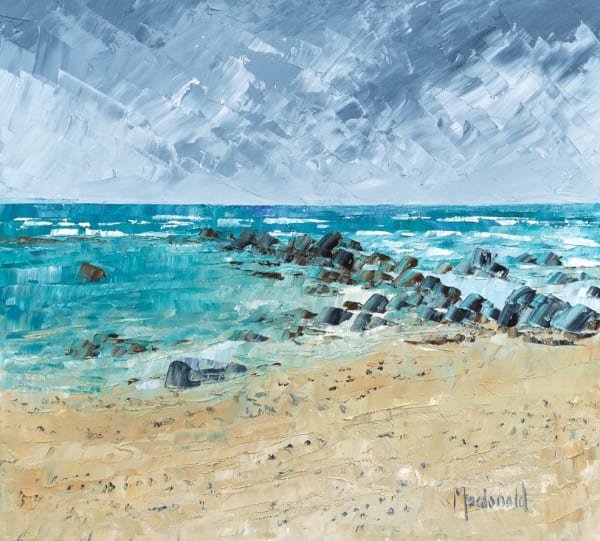 Frances Macdonald, 22. Rocky Outcrop and Scattered Storm, 2025