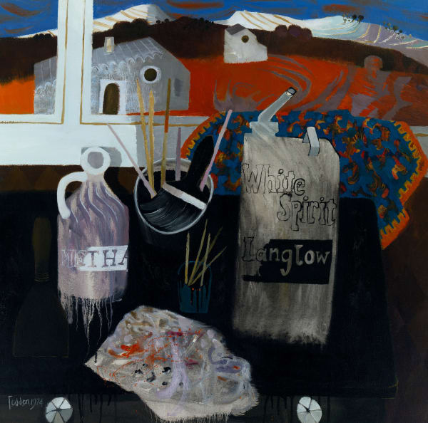 Mary Fedden, The Etching Table, 1974