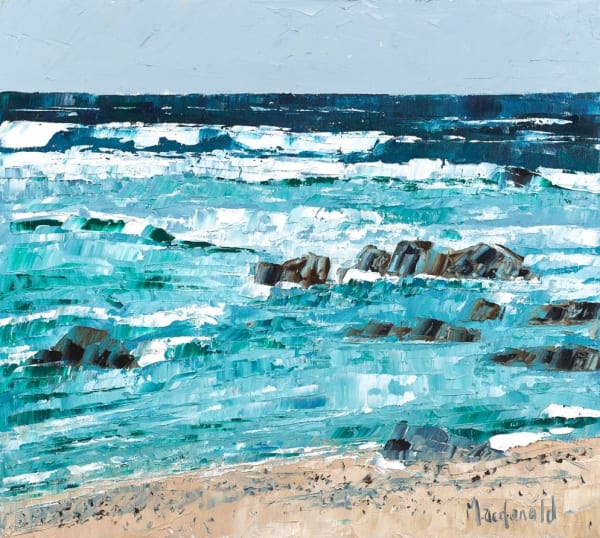 Frances Macdonald, 23. Surfs up, but a bit rocky, Tangy, 2025