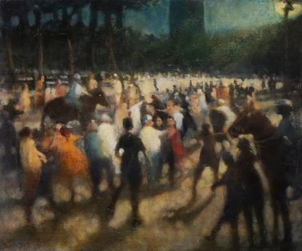 Bill Jacklin, Night Dance Literature Walk, Central Park, 2002-2006