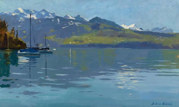 Thunersee Reflections, Morning Light Daisy Sims Hilditch