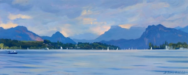 Regatta, Lake Lucerne, 2022 Daisy Sims Hilditch