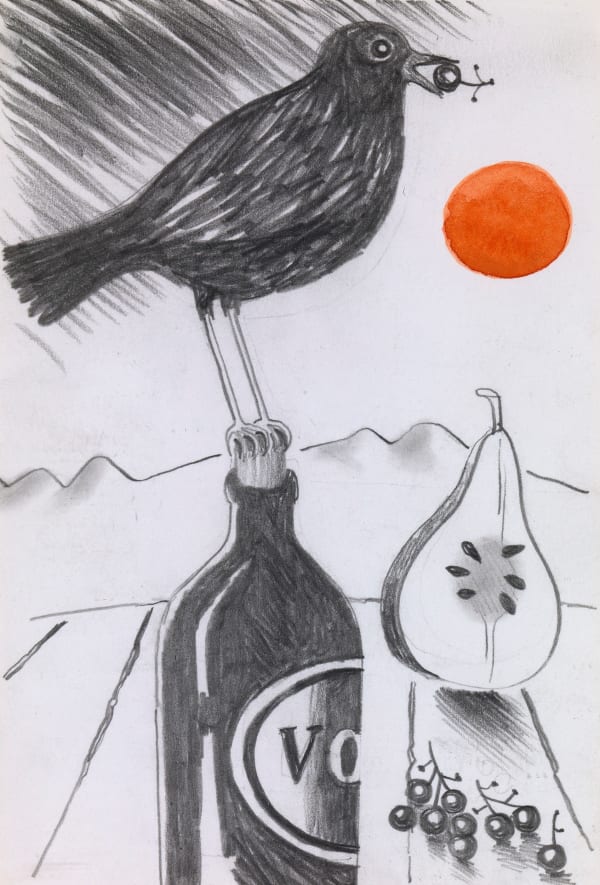 Still life with bird, 1995 Mary Fedden