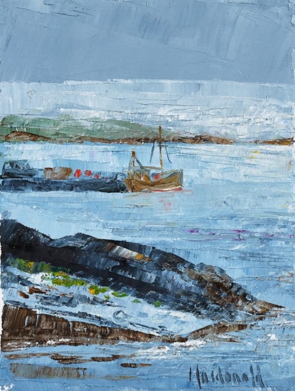 Frances Macdonald, 41. M.V. Sgarbh at Crinan Boats Pier, 2025