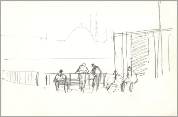 Untitled sketchbook drawing, 10 Edward Seago