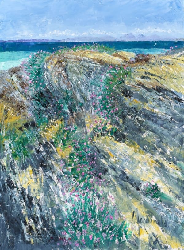 Frances Macdonald, 11. Sea Grasses & Pinks, Mull of Kintyre, 2025