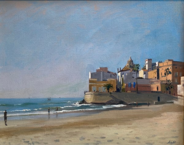 Morning light on the beach, Sitges Daisy Sims Hilditch