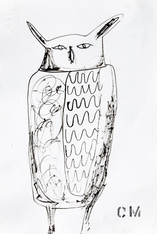 Warrior Owl, 2022 Christopher Marvell