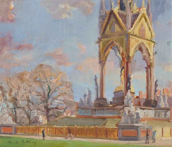 Winter Sun, The Albert Memorial Nick Botting