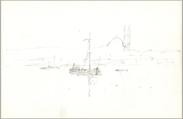 Untitled sketchbook drawing, 2 Edward Seago