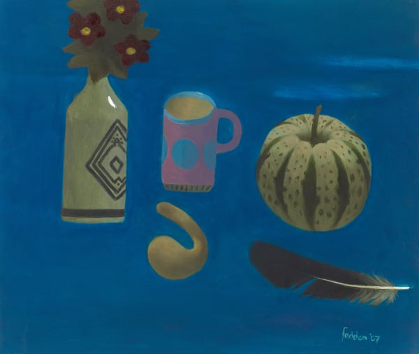 Mary Fedden, Pink and Blue Mug, 2007