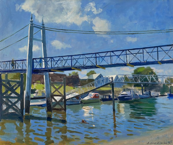 June Afternoon at Teddington Lock Daisy Sims Hilditch