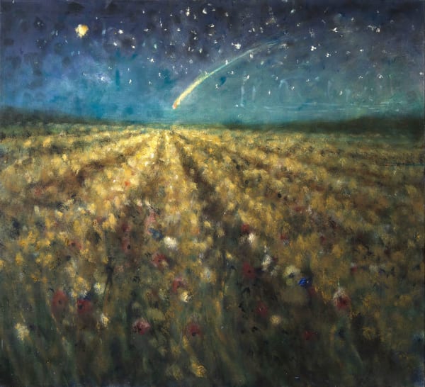 Bill Jacklin, Field with Shooting Star, 2023