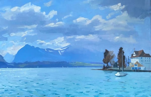 Stormy Light Effect, Lake Thun Daisy Sims Hilditch