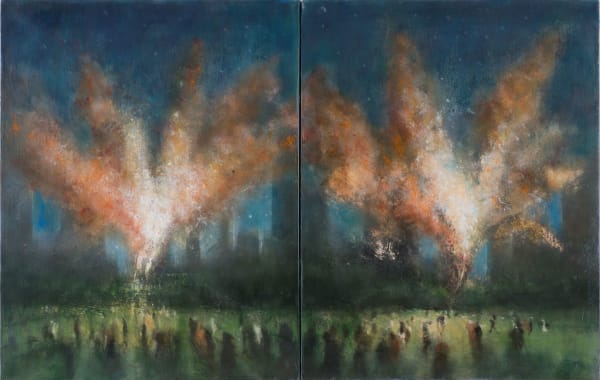 Bill Jacklin, Double Illumination (diptych), 2011