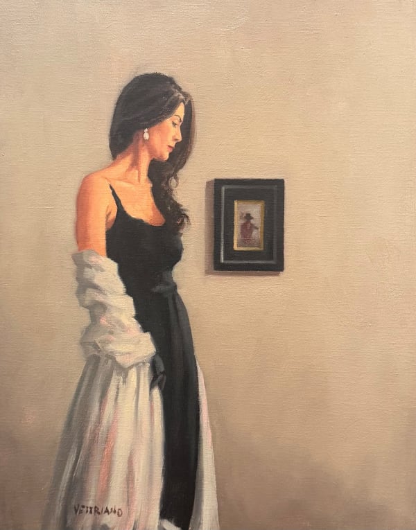 Jack Vettriano, Portrait in black, 2004