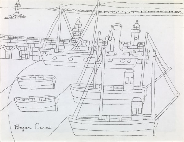 St Ives Harbour, c.1980 Bryan Pearce