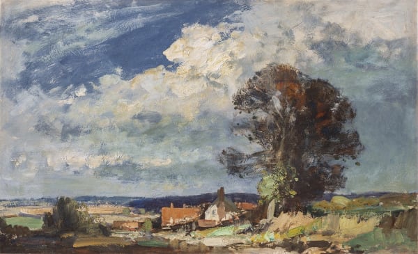 Edward Seago, A Suffolk Landscape, circa 1955