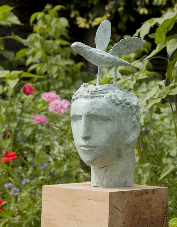 Green Birdman Head Christopher Marvell