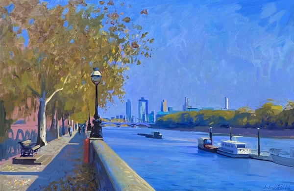 Autumnal Colours Along the Chelsea Embankment, 2021 Daisy Sims Hilditch