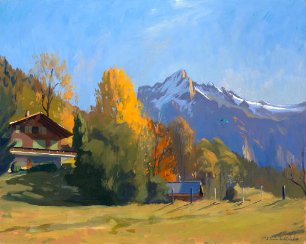 Autumn towards the Wetterhorn, 2022 Daisy Sims Hilditch