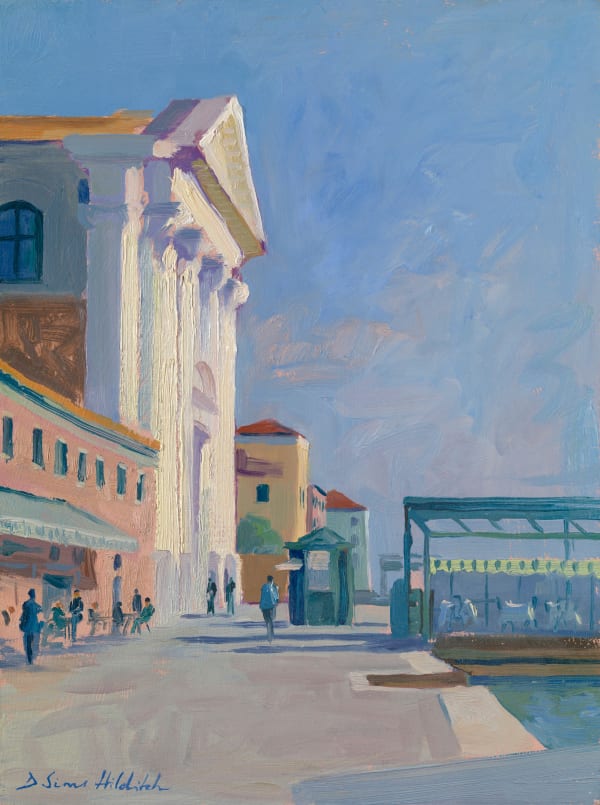 Mediterranean colours along the Zattere, 2023 Daisy Sims Hilditch