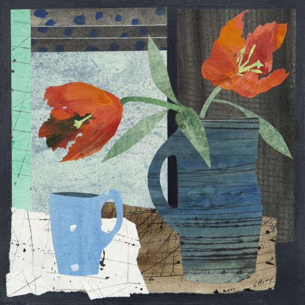 The Blue Cup and my Parrot Tulips Marzia Colonna